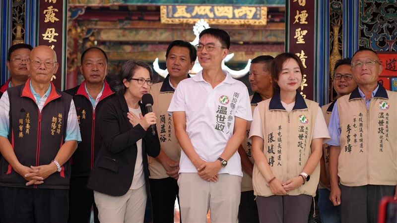 讚温世政「草屯狀元」！蕭美琴肯定1事