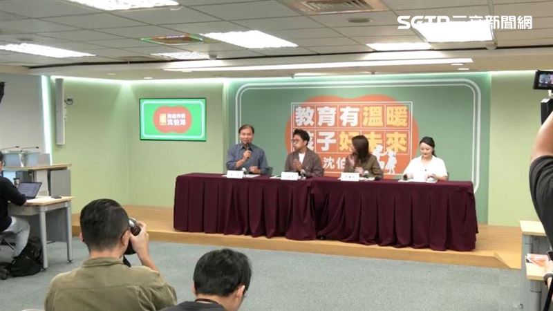沈伯洋再次端出政見,拋出教師減壓、特教支持等,以及針對北市條件擬定的營養午餐彈性配套