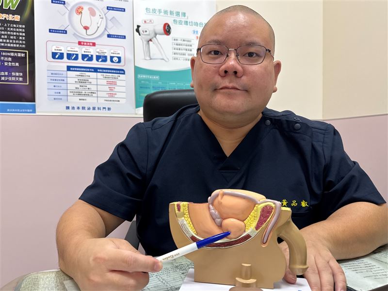 47歲男罹患流感吃了感冒藥,竟發生排尿困難、尿不出來的狀況,積留的尿液差點把膀胱撐爆。(圖/李綜合醫院提供)