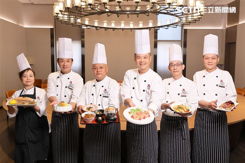 產地食材透過萬豪不同菜系主廚各自掌勺、詮釋,呈現「一材多譯」創作手法。(圖/翻攝畫面)