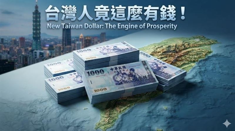 台灣人竟這麼有錢！人均594萬「全球第5」