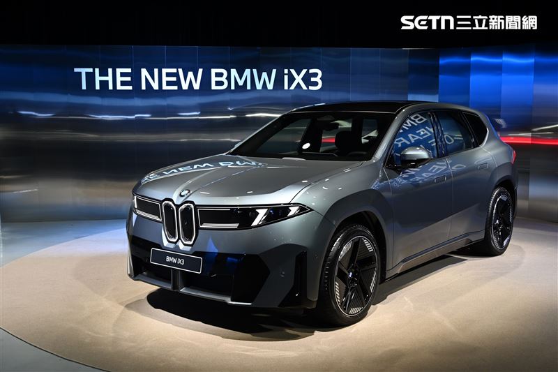 BMW全新iX3電動休旅。(圖/記者鍾釗榛攝影)