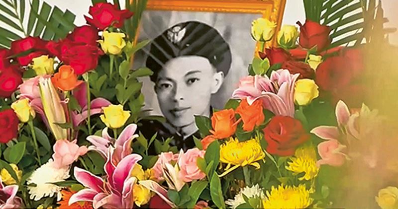 1950年在台灣遭處決的共諜林範。(央視截圖)