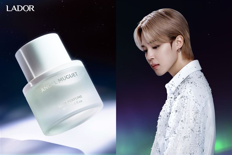 BTS Jimin化身月球漫步者!全新香水級 Angel Muguet髮香噴霧登場。(圖/品牌業者提供)