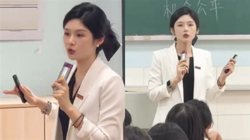 黃藍紫回應,自己平時沒經營任何社群平台,對於爆紅感到意外。(圖/翻攝微博)