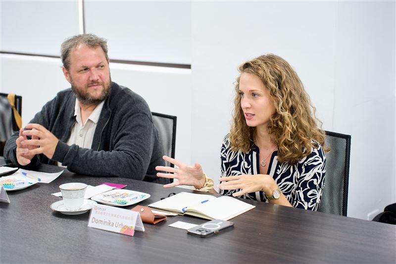 捷克經濟文化處科技組Dominika Urhova組長亦與會。（圖／桃園市政府提供）
