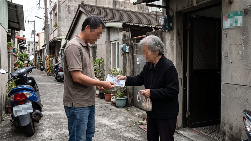 嘉義市西區某市議員選舉爆出賄選情事,72歲陳賴姓樁腳為幫助特定市議員候選人當選,以每票1000元代價發送給選區至少6名選民。(示意圖/AI製圖)