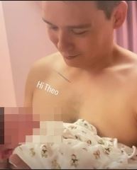 倪安東開心分享兒子Theo誕生。(圖/翻攝自IG)