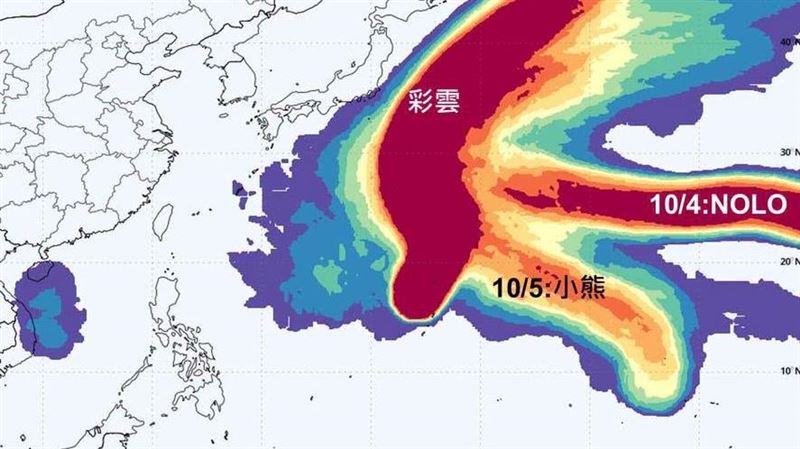 3颱醞釀！下週低溫探18度 國慶連假天氣曝