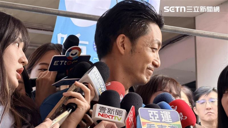 對於綠委在立法院唱〈台北順起來〉,蔣萬安酸,他們開心就好,他們確實帶來很多歡樂(圖/記者陳思妤攝影)