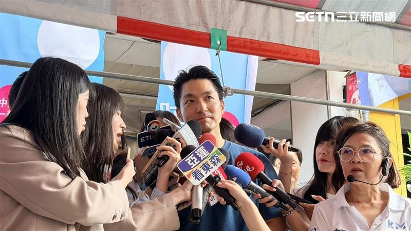 蔣萬安表示,之前他也有去王淺秋的節目,「討論氛圍也都非常自在輕鬆」。 (圖/記者陳思妤攝影)