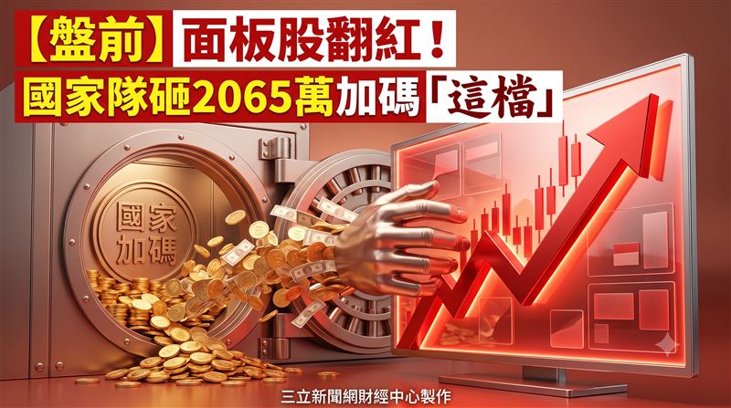 面板股翻紅！國家隊砸2065萬加碼「這檔」