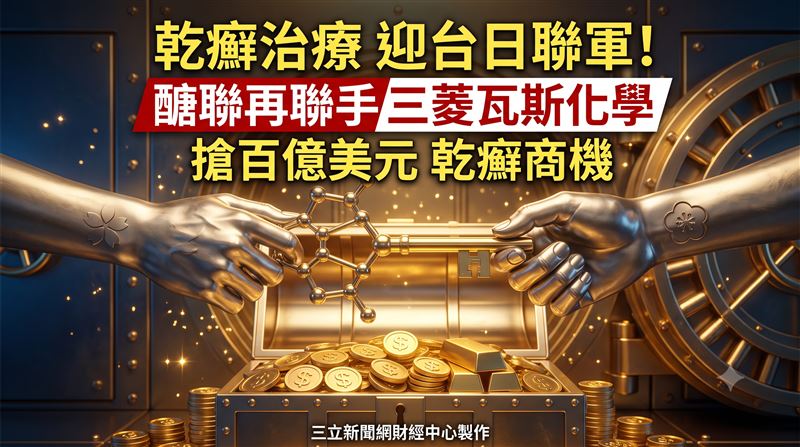 醣聯再聯手三菱瓦斯　搶百億美元乾癬商機