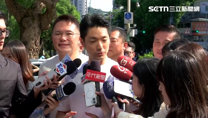 蔣萬安出席國民黨台北市議員張斯綱競總成立大會（圖／翻攝畫面）