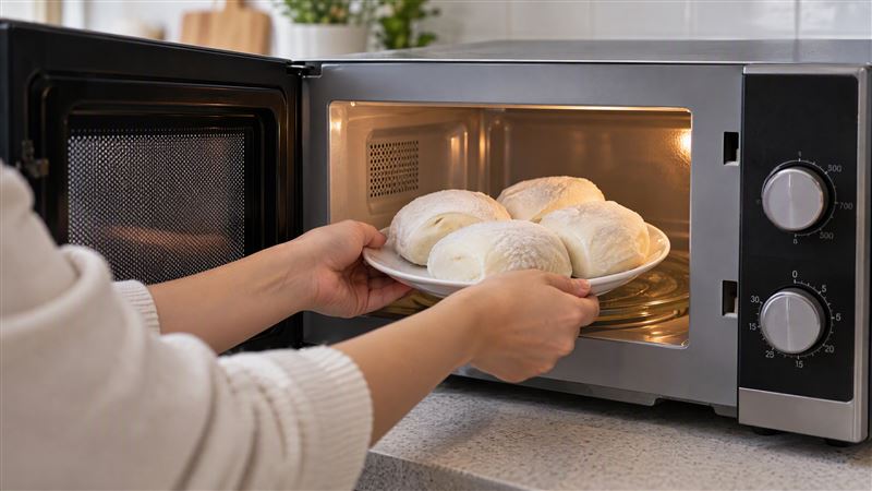 包子饅頭別用蒸的 「微波1分鐘」像剛出爐