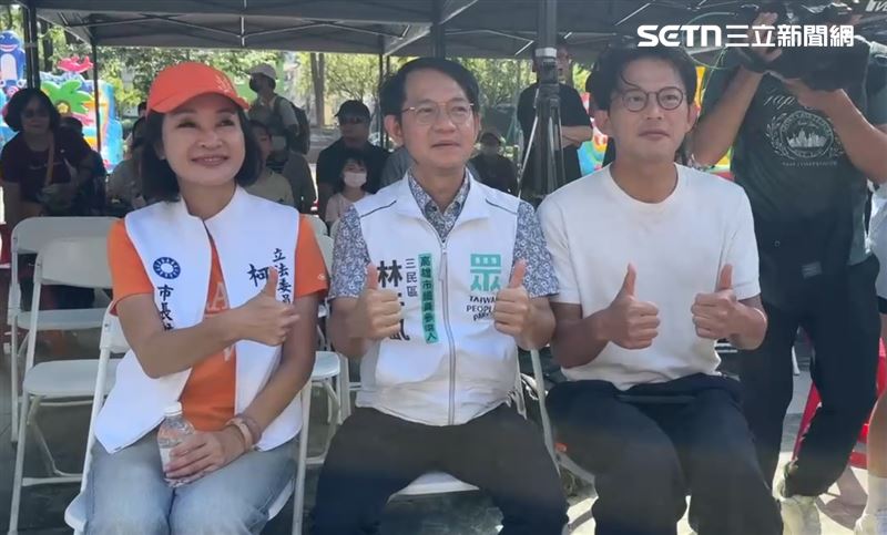 黃國昌說,民眾黨說到做到,有任何需要協助,都願意當分身,協助柯志恩勝選。(圖/翻攝畫面)