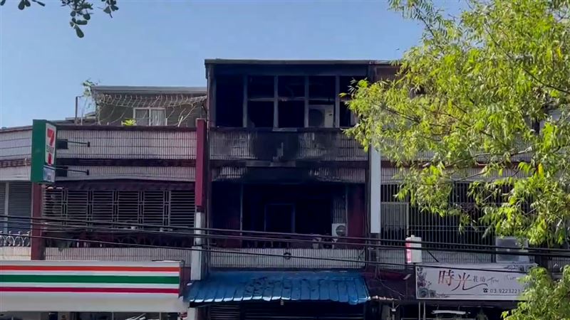 宜蘭員山一家建材行發生火警釀成4死悲劇。（圖／翻攝畫面）