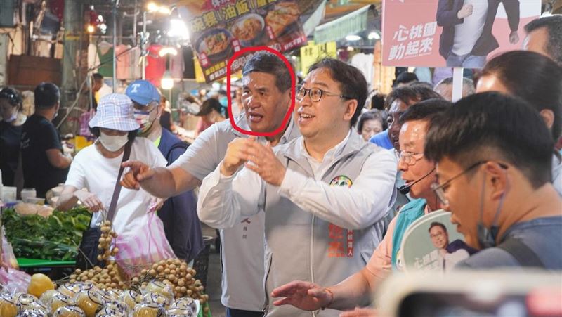 林偕文（紅圈處）擔任黃世杰競總顧問。（圖／翻攝自黃世杰Threads）