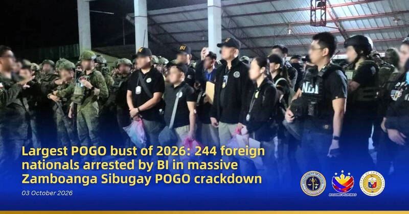 菲國日前對非法線上博弈展開今年來最大打擊行動,逮捕以中國人佔絕大多數的200多名外籍人士。(圖擷取自網路)