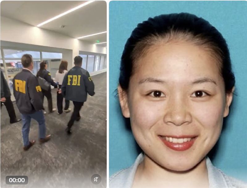 美國聯邦調查局（FBI）逮捕一名34歲華裔女房仲張婉瑩，她遭控依指示前往西雅圖監視台灣總統賴清德的兒子賴廷與。（圖／翻攝自加州中區聯邦第一助理檢察官在Ｘ）
