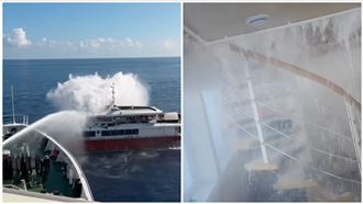 海巡「水砲」超虐90秒　中國漁船慘況曝光