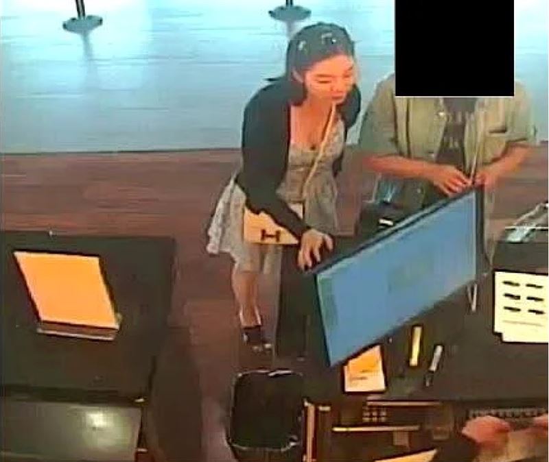 美籍華裔加州女房仲張婉瑩（左）（Wanying Heather Zhang，譯音），涉嫌接受中國政府情報人員暗中指使，在美跟監總統賴清德的兒子，當時租車的影像全被拍下。（圖／翻攝FBI訴狀公開資料）