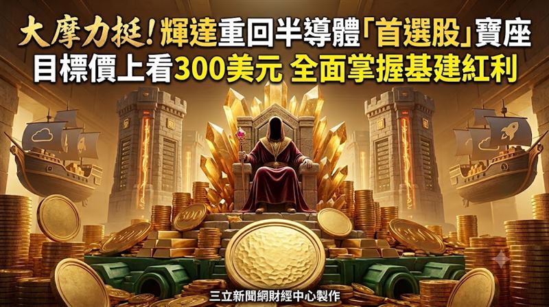 大摩力挺！輝達重回半導體「首選股」寶座