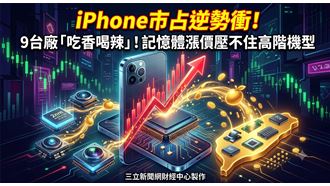 iPhone市占逆勢成長！9台廠吃香喝辣