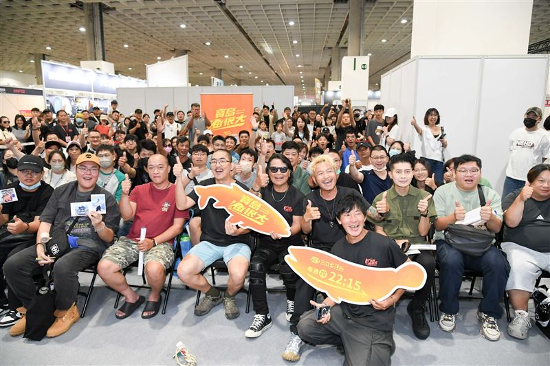 「2026 臺灣釣具博覽會」吸引大批釣魚鐵粉到場。(圖/三立提供)
