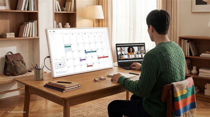 LG StanbyME 2 Max可移動、可拆卸設計,靈活融入不同居家情境。(圖/品牌業者提供)