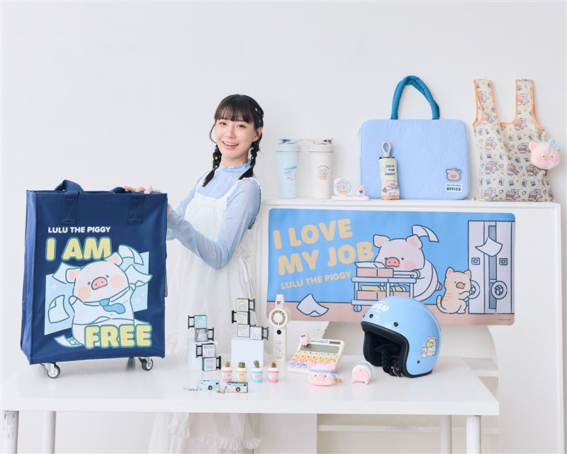 養豬人出手吧!7-ELEVEN推出「罐頭豬LULU社畜日常」全店集點。(圖/品牌業者提供)