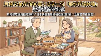擁3800萬卻不敢花錢　丈夫一句話問倒她