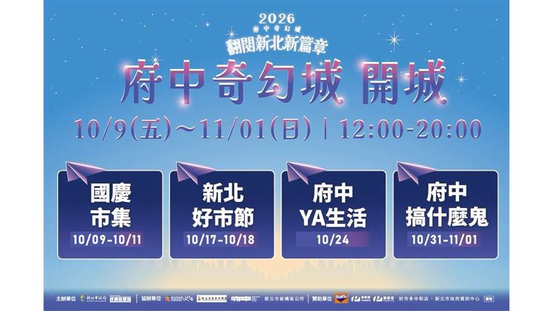 2026府中奇幻城10月9日開城！