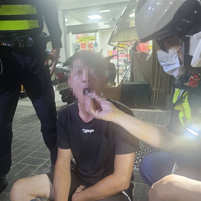陳姓男子涉嫌毒駕，更在車內搜出毒品K他命。（圖／翻攝畫面）