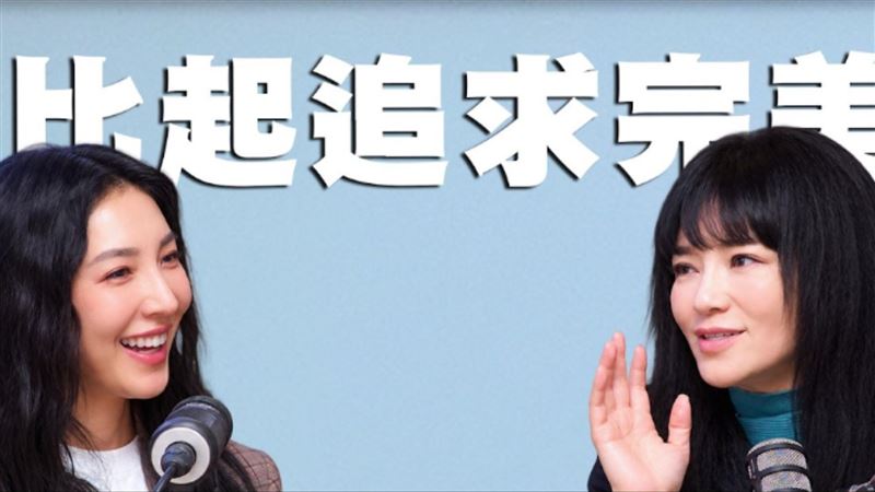 楊謹華（左）近日接受唐綺陽（右）訪問。（圖／翻攝自YouTube-唐綺陽官方專屬頻道 頻道）