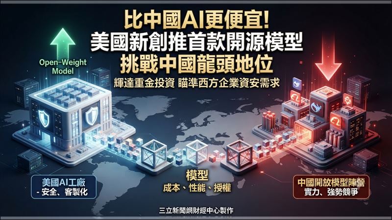 對決中國AI！「輝達親兒子」推首款模型