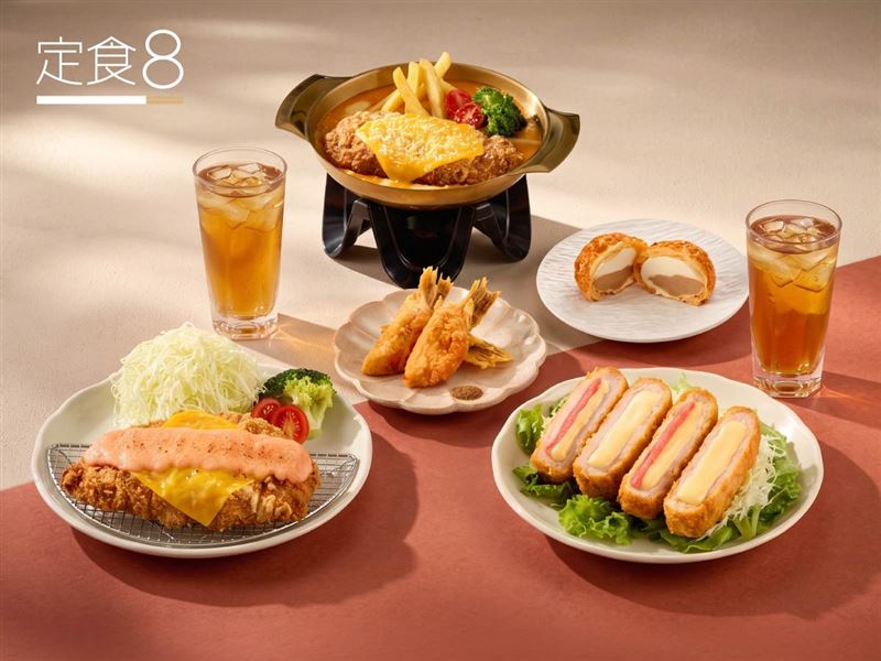 定食8全新檔期菜單將招牌人氣豬排大改造。（圖／品牌業者提供）