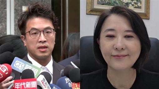 王鴻薇、沈伯洋（組合圖／翻攝畫面、王鴻薇辦公室提供）