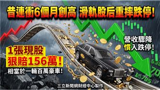 營收月減3成摜跌停！「它」兩天跌掉156萬