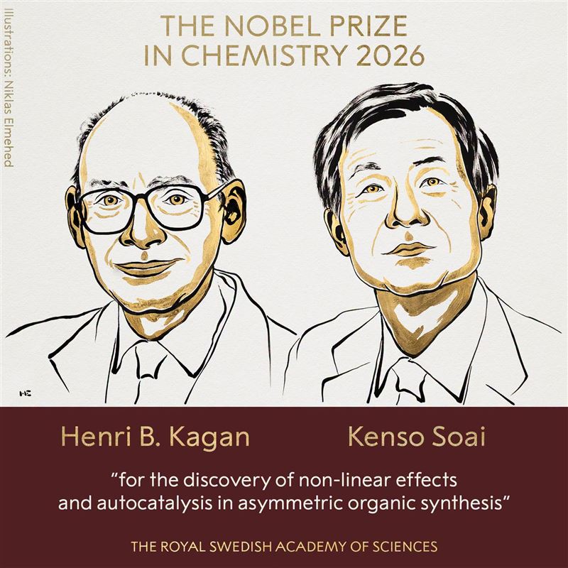本次諾貝爾化學獎,由法國與日本學者拿下。(圖/翻攝自Nobel Prize臉書)
