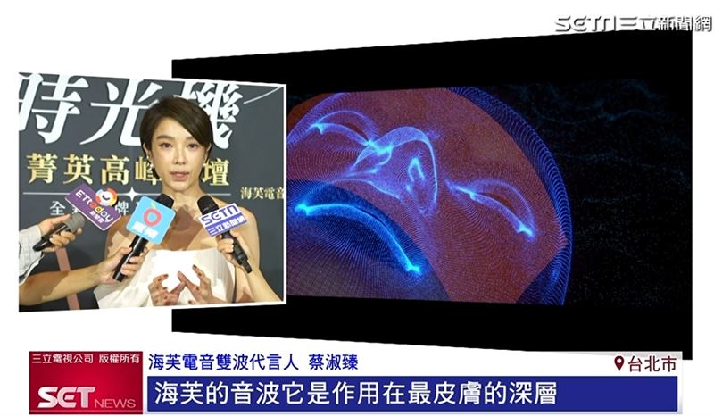 蔡淑臻提到，海芙電波音波的發數都是可以自己選擇，在預算控制上可以有很好的自由空間