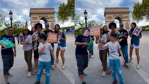 洋流外溢！支持者凱旋門前喊：台北順起來