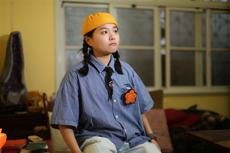 山豬妹談身體現況。(圖／記者鄭孟晃攝影）
