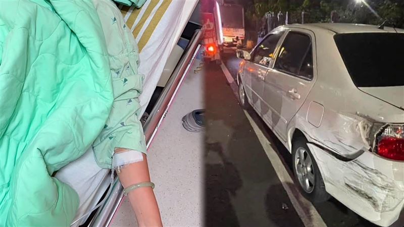 宣傳車才自撞…藍營選將PO病倒照道歉1事