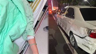 宣傳車才自撞…藍營選將PO病倒照道歉1事