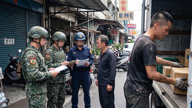 「南威部隊」二兵,入伍服役5個月,為了工作賺錢還債,趁休假離營後逃兵。(示意圖/AI製圖)