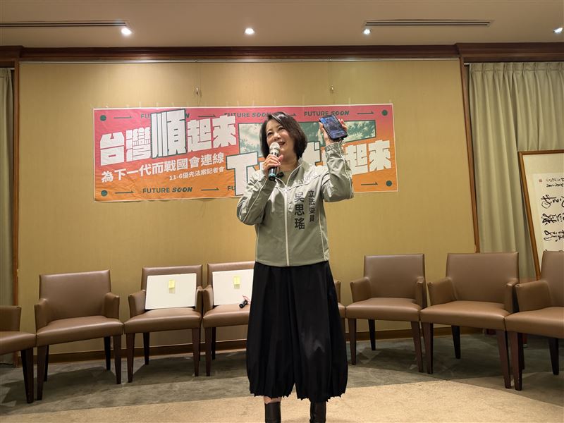 民進黨台北市長參選人沈伯洋競選團隊總幹事吳思瑤(圖/沈伯洋競辦提供)