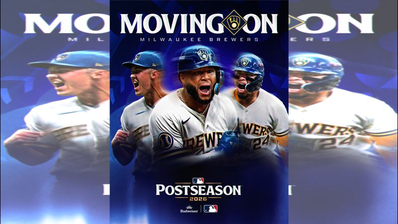 國聯分區賽G4釀酒人以3:1擊敗教士。(圖/翻攝自X平台 @mlb)