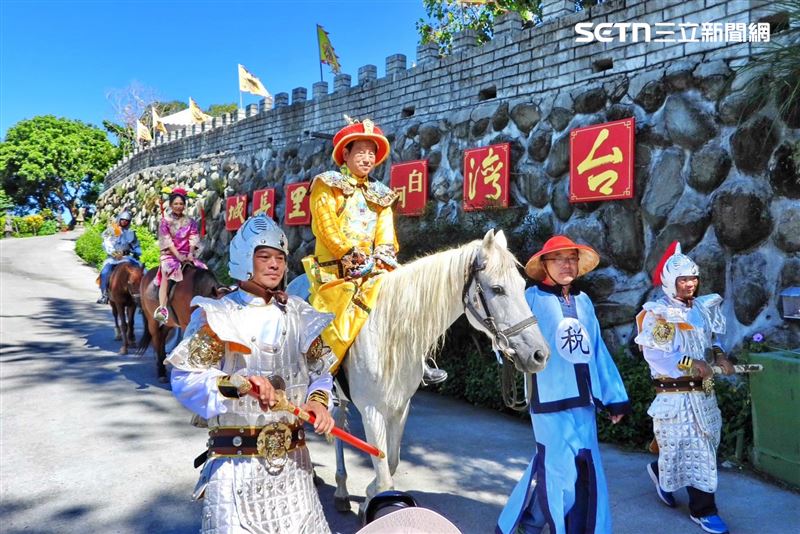 曾開價6億求售!台南「萬里長城」拚轉型,推沉浸式古城婚禮吸客。(圖/翻攝畫面)