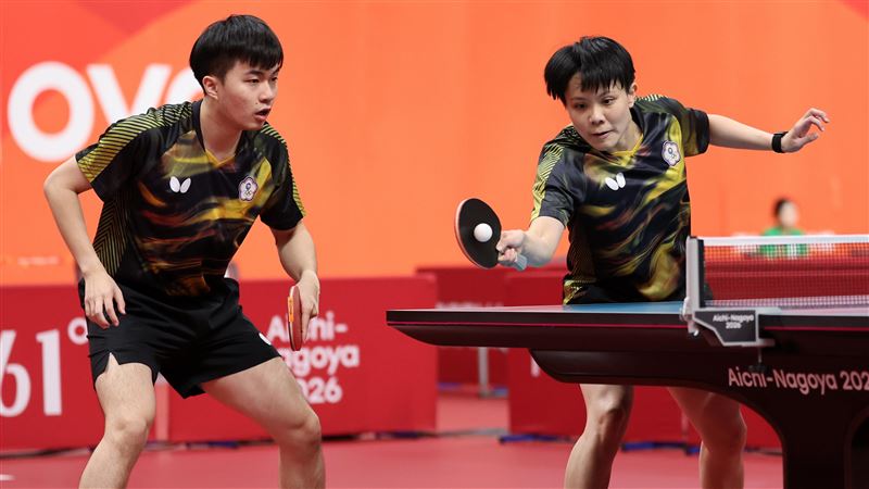 林昀儒、鄭怡靜火力全開　闖中國賽冠軍戰